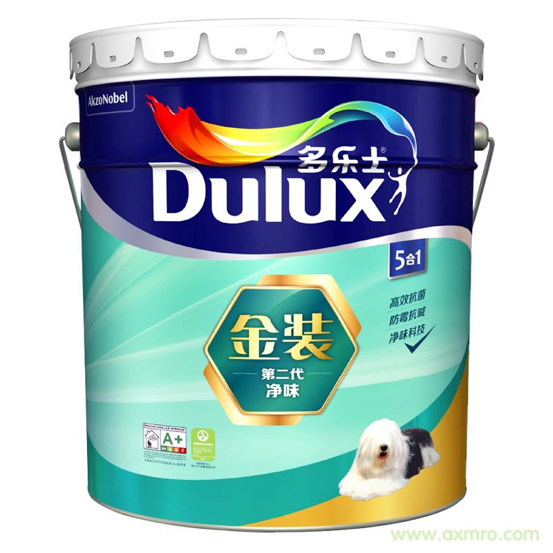 多乐士（dulux）金装第二代五合一净味内墙乳胶漆18L-价格|参数|规格